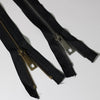 Cremallera negra para bolsos 20cm y 25cm - Piel para artesanos