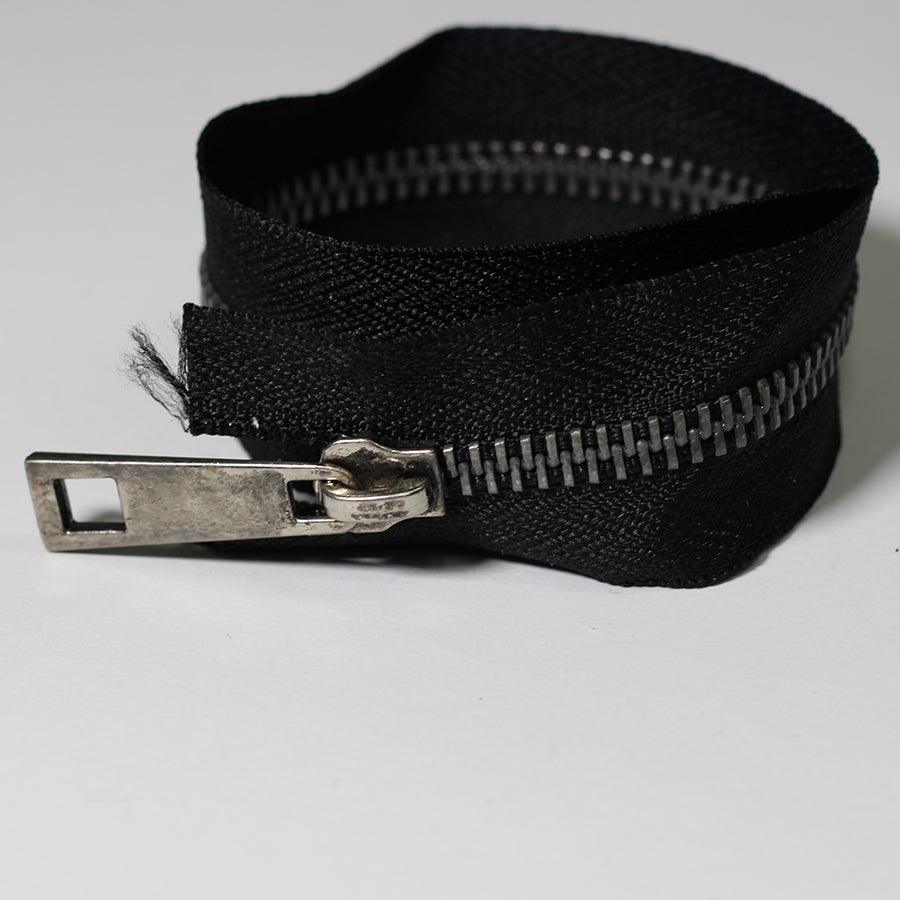 Cremallera negra para bolsos 20cm y 25cm - Piel para artesanos