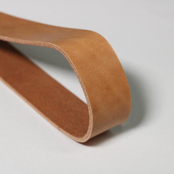 Tira vaquetilla natural rústico pase de 3cm y 4cm - Piel para artesanos