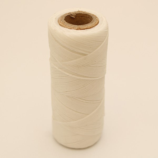 White color-Waxed thread sew leather
