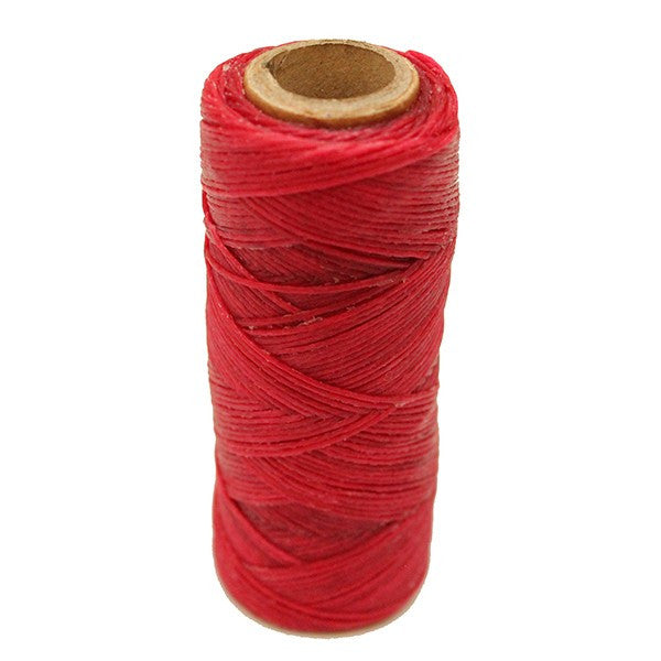 Color fucsia-Hilo encerado coser cuero