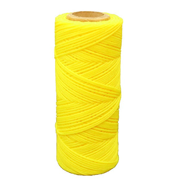 Color amarillo fluor-Hilo encerado fluor coser cuero