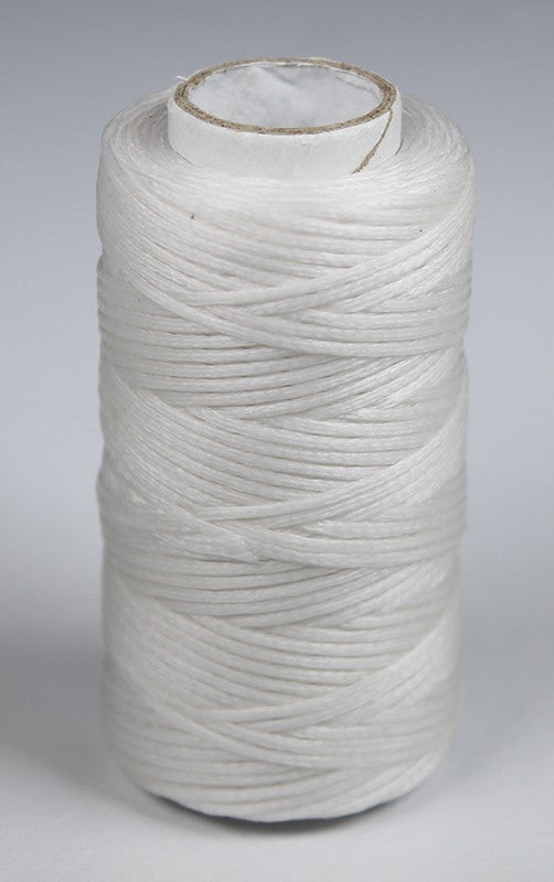 Hilo encerado 0.6mm color blanco