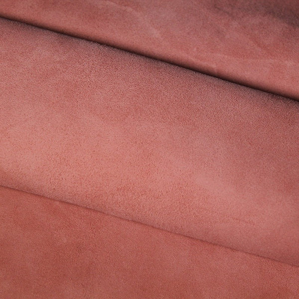 pink suede leather