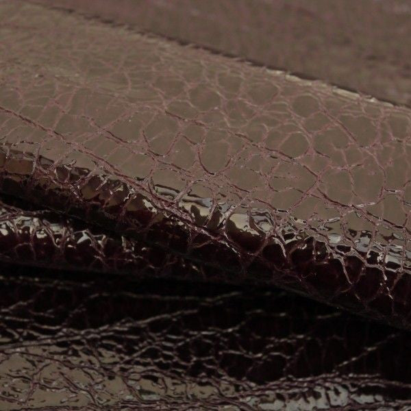 Lombarda-Vaccine patent leather engraving anapado