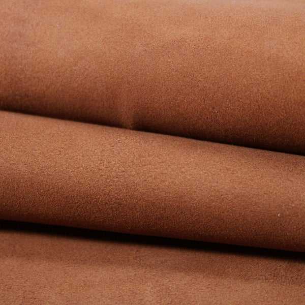 Piel de ante color cuero para la realización de bolsos de cuero y zapatos de cuero