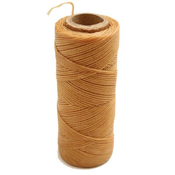 Color beig-Hilo encerado coser cuero - Piel para artesanos