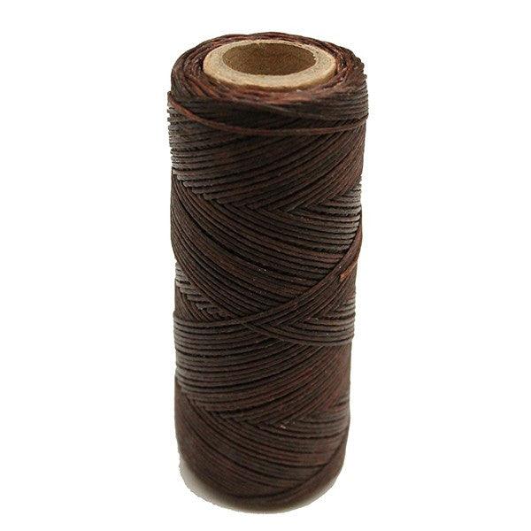 Color marrón-Hilo encerado coser cuero - Piel para artesanos