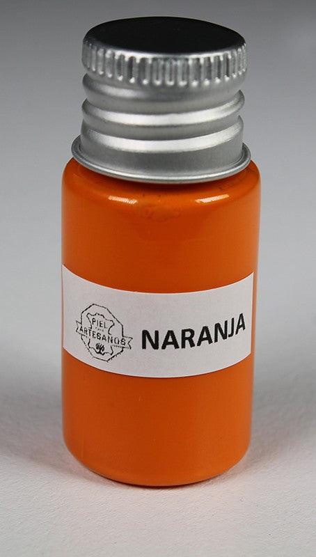 Naranja-Tinte cantos 10 ml. - Piel para artesanos