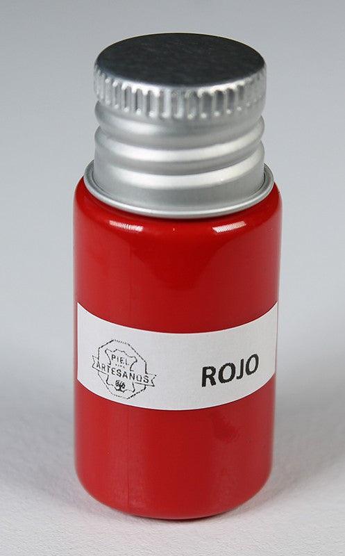 Rojo-Tinte cantos 10 ml. - Piel para artesanos